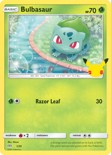 Bulbasaur — McDonald's Collection 2021 #1