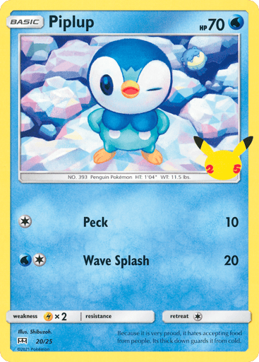 Piplup — McDonald's Collection 2021 #20