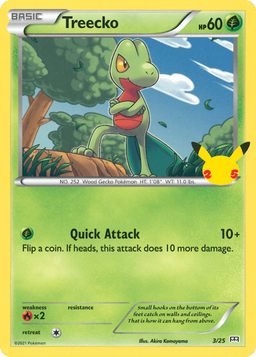 Treecko — McDonald's Collection 2021 #3