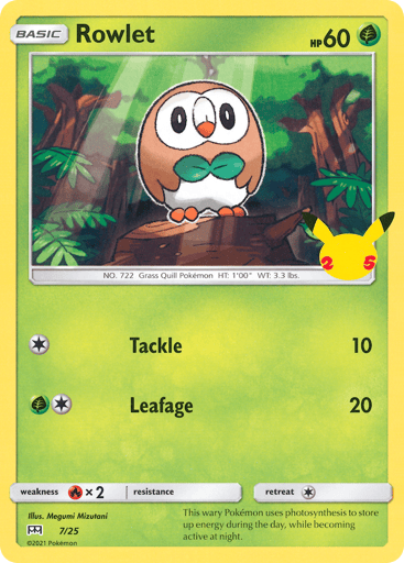 Rowlet — McDonald's Collection 2021 #7