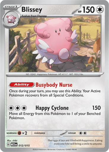 Blissey — McDonald's Collection 2023 #12