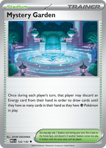 Mystery Garden — Mega Evolution #122