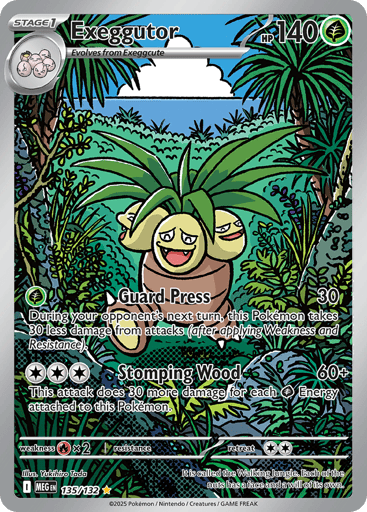 Exeggutor Price – Mega Evolution #005/132 | CardTrack