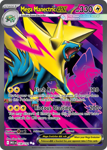 Mega Manectric ex — Mega Evolution #158