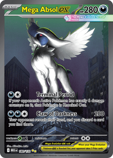 Mega Absol ex — Mega Evolution #180