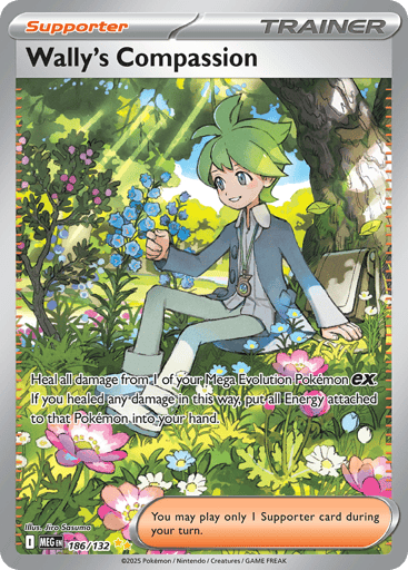 Wally's Compassion — Mega Evolution #186