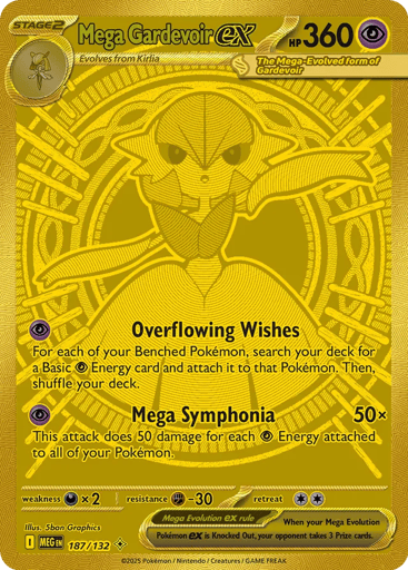 Mega Gardevoir ex — Mega Evolution #187
