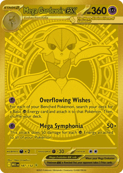 Gold Pokémon Cards — Mega Gardevoir ex