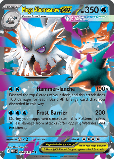 Mega Abomasnow ex — Mega Evolution #36