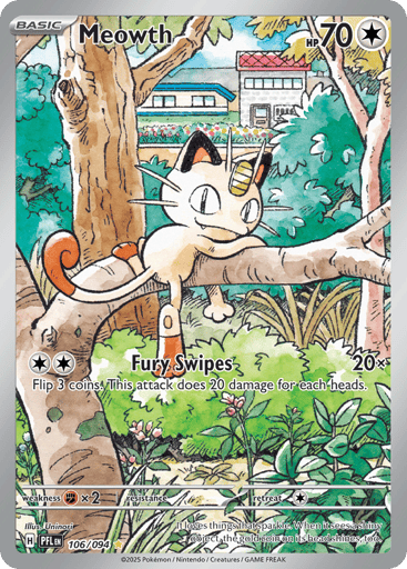 Meowth — Phantasmal Flames #106