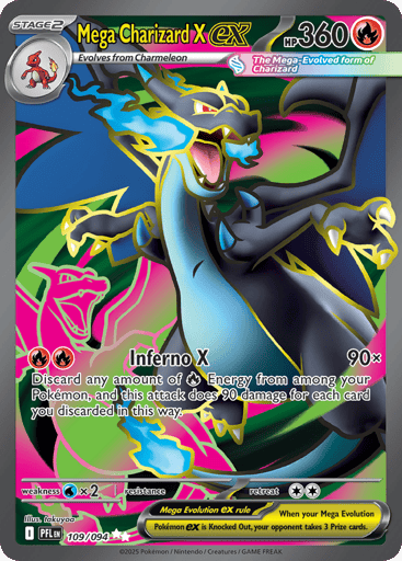 Mega Charizard X ex — Phantasmal Flames #109