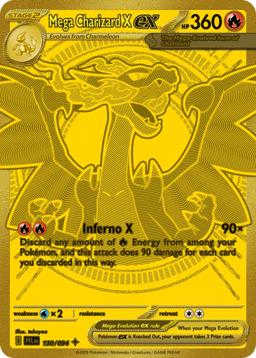 Mega Charizard X ex — Phantasmal Flames #130