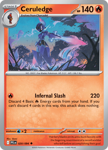 Ceruledge — Phantasmal Flames #20