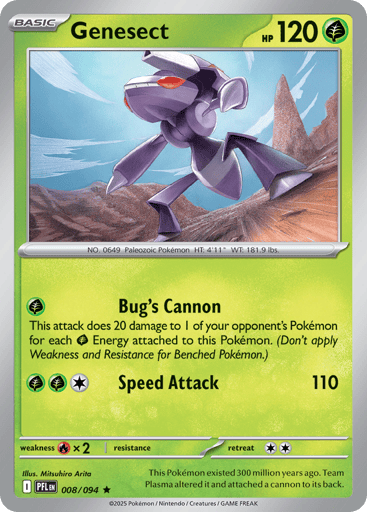 Genesect Price – Phantasmal Flames #008/094 | CardTrack