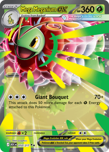 Mega Meganium ex — Ascended Heroes #10