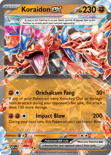 Koraidon ex — Ascended Heroes #121