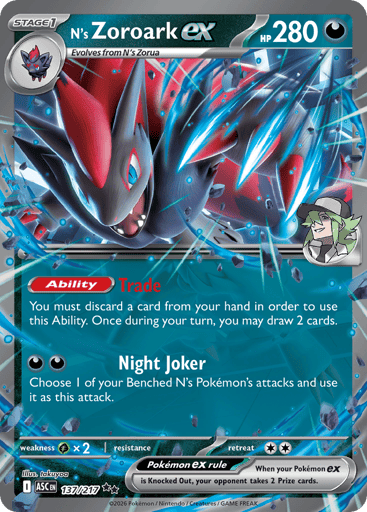 N's Zoroark ex — Ascended Heroes #137