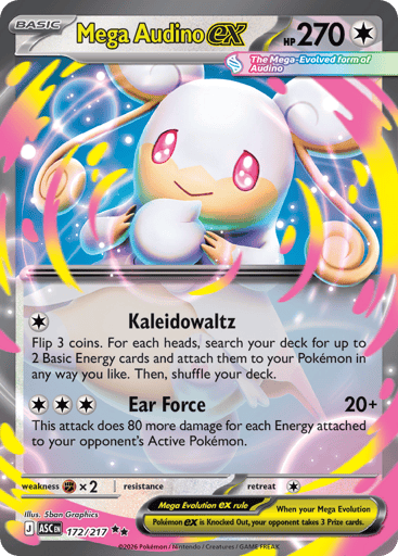 Mega Audino ex — Ascended Heroes #172