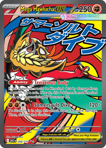 Mega Hawlucha ex — Ascended Heroes #268