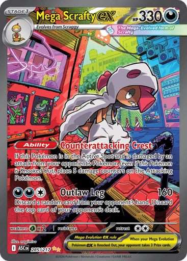 Mega Scrafty ex — Ascended Heroes #285
