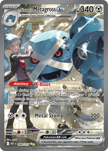 Steven's Metagross ex — Ascended Heroes #289