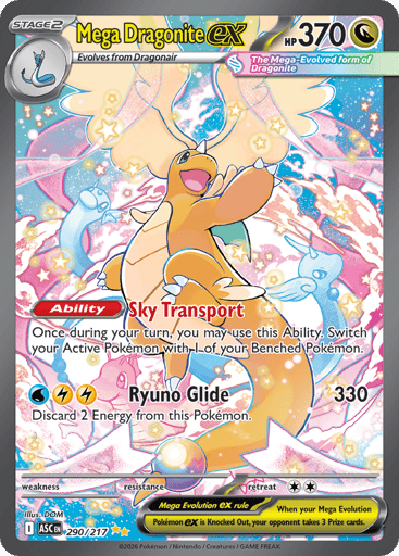 Mega Dragonite ex — Ascended Heroes #290