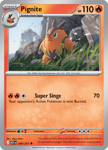 Pignite — Ascended Heroes #30
