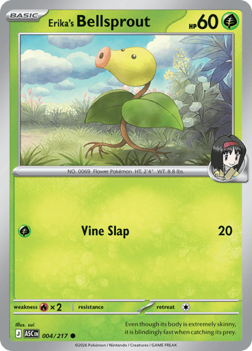 Erika's Bellsprout — Ascended Heroes #4
