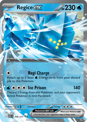 Regice ex — Ascended Heroes #48