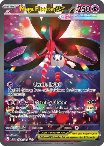 Mega Floette ex — Chaos Rising #117