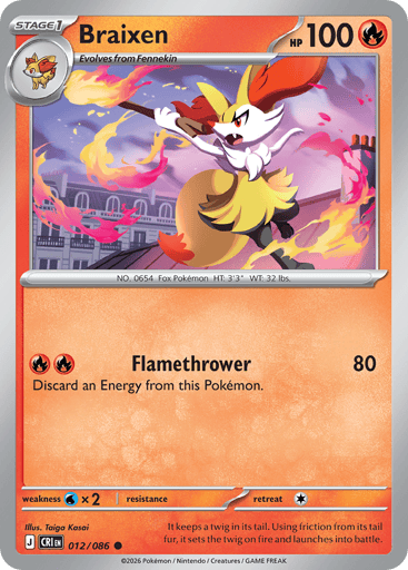 Braixen — Chaos Rising #12