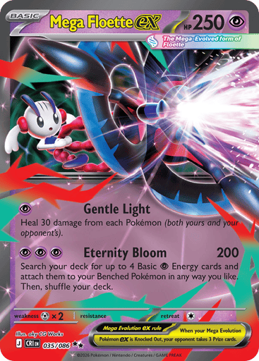 Mega Floette ex — Chaos Rising #35