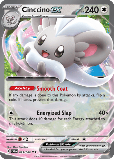 Cinccino ex — Chaos Rising #73