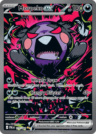 Morpeko ex — Pitch Black #117