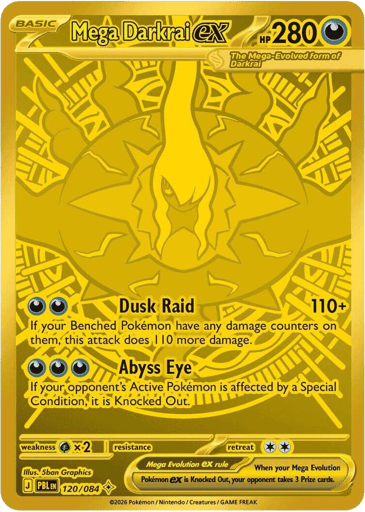Mega Darkrai ex — Pitch Black #120
