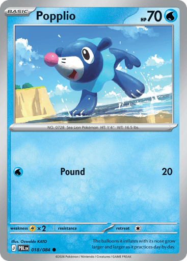 Popplio — Pitch Black #18