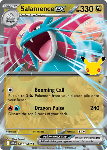 Salamence ex — 30th Celebration #109