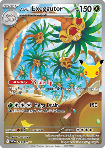 Alolan Exeggutor — 30th Celebration #129