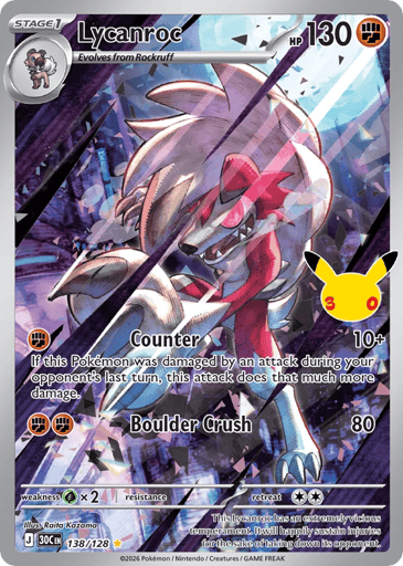 Lycanroc — 30th Celebration #138