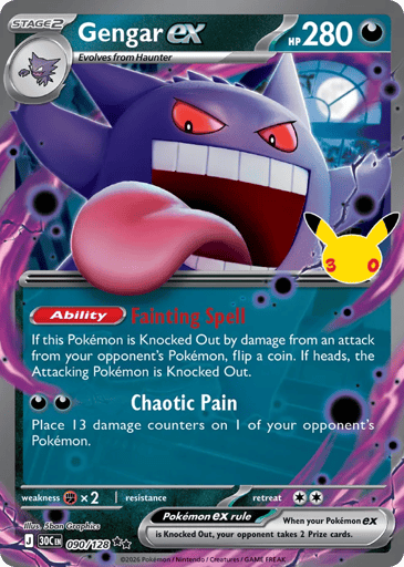 Gengar ex — 30th Celebration #90
