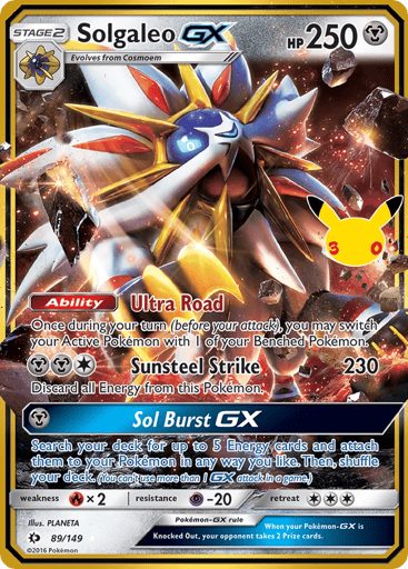 Solgaleo-GX — 30th Celebration: Classic Collection #89