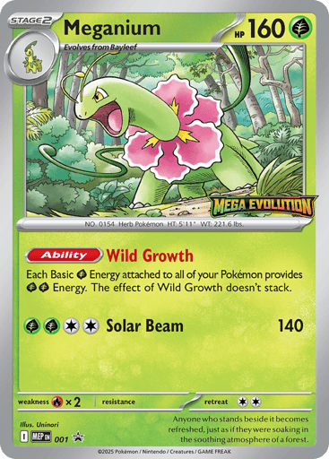 Meganium — Mega Evolution Black Star Promos #1