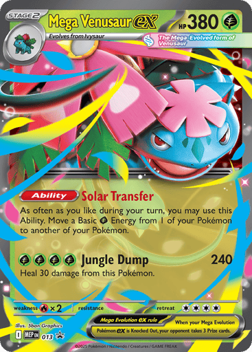 Mega Venusaur ex — Mega Evolution Black Star Promos #13
