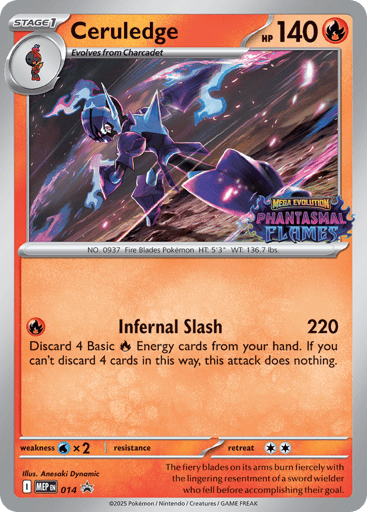 Ceruledge — Mega Evolution Black Star Promos #14