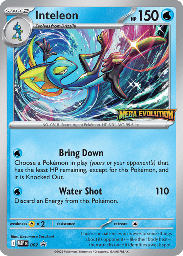 Inteleon — Mega Evolution Black Star Promos #2