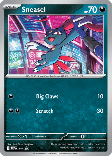 Sneasel — Mega Evolution Black Star Promos #20