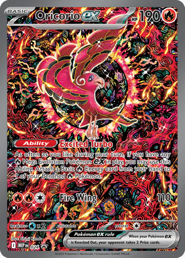 Oricorio ex — Mega Evolution Black Star Promos #24