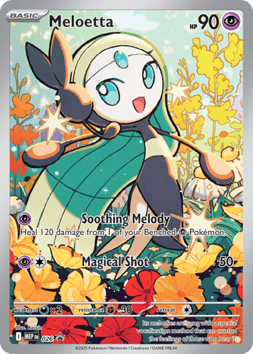 Meloetta — Mega Evolution Black Star Promos #26