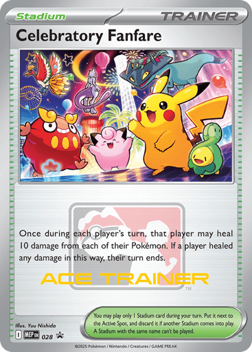 Celebratory Fanfare — Mega Evolution Black Star Promos #28