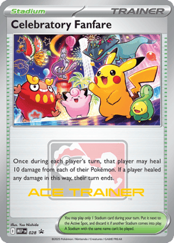 Celebratory Fanfare Mega Evolution Black Star Promos #28